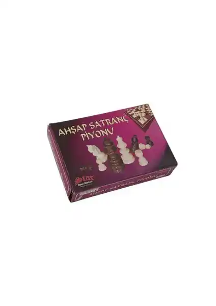 Star Satranç Piyonu Ahşap NO:4 - Estetik ve Dayanıklı Satranç Taşı Modelleri