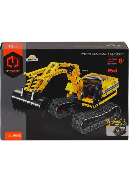 Sunman 6801 Imm Mekanik Master Blokları Kepçe: Çocuklar İçin Eğitici ve Yaratıcı Yapı Seti