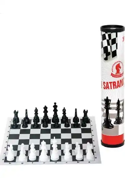 Taşınabilir ve Pratik Rulo Satranç Seti ile Her Yerde Satranç Oynayın