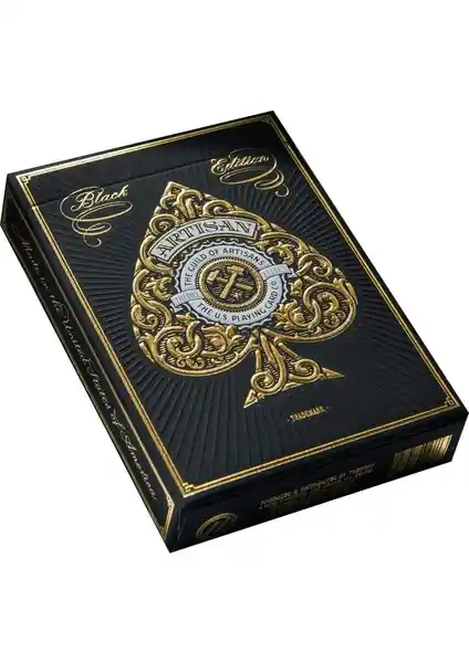 Theory11 Artisan Black Oyun Kartı Destesi: Lüks ve Sürdürülebilirlik Bir Arada