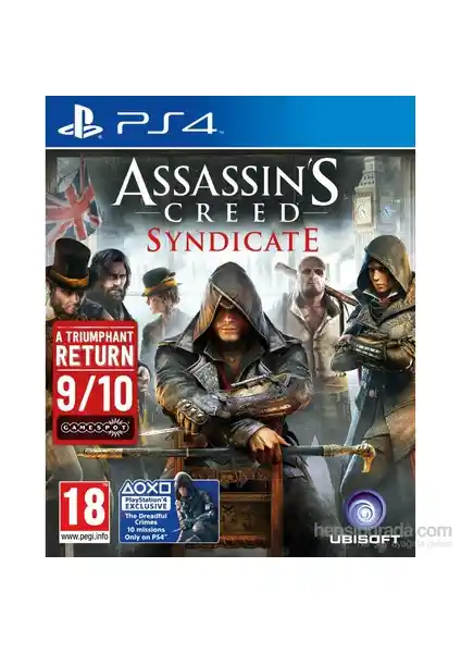 Ubisoft PS4 Assassins Creed Syndicate İncelemesi: Viktorya Dönemi Londra'sında Aksiyon ve Macera Deneyimi
