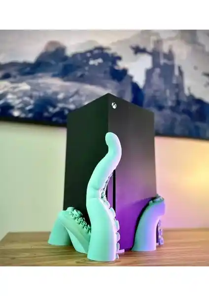 Xbox Series X Uyumlu Ahtapot Tasarımlı Stand ile Oyun Deneyiminizi Geliştirin