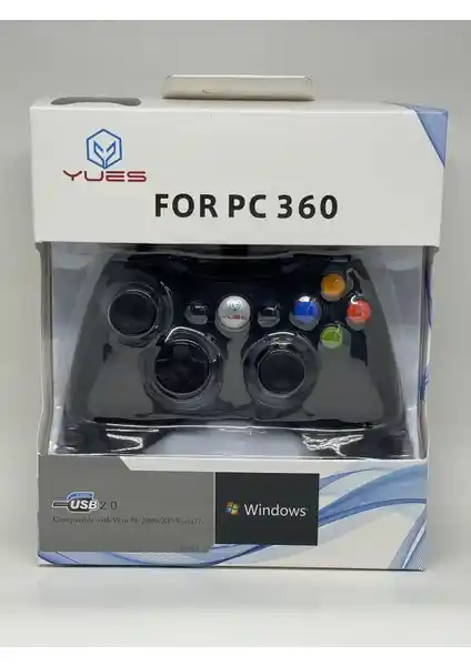 Yues PC Gamepad Kablolu Oyun Joystickleri Uzun Kullanım ve Ergonomi İçin Tasarlandı