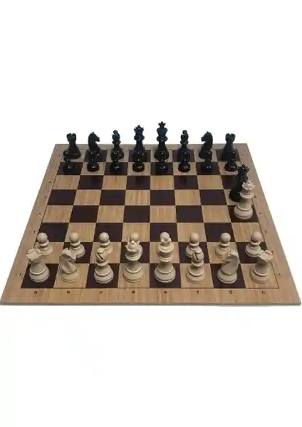 Yüksek Kaliteli Profesyonel Satranç Seti 95 mm Taşlar ve MDF Zemin ile