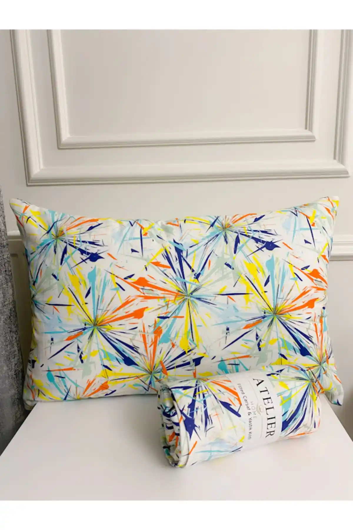 Atelier Home 180x200 Ranforce Lastikli Çarşaf Takımı Modern ve Dayanıklı Tasarım