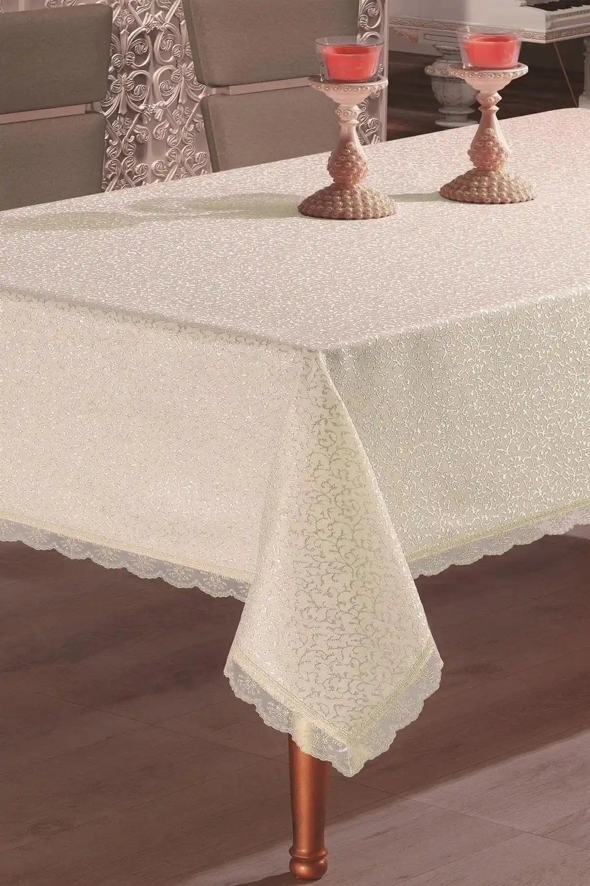 Denizli Çeyiz Dantelli Masa Örtüsü: Şık ve Dayanıklı Ev Dekorasyonu İçin Uygun