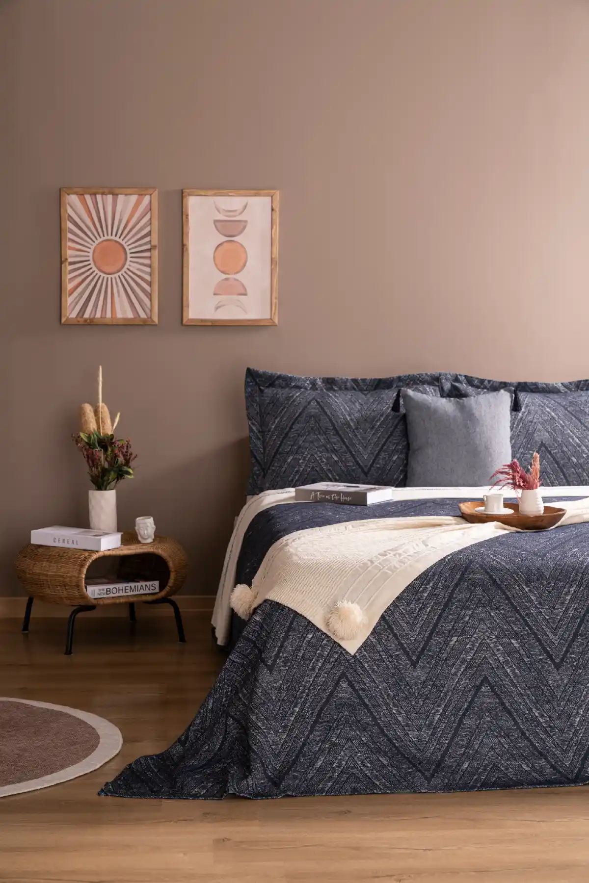 Odamoda Ada Çift Kişilik Yatak Örtüsü Takımı Modern Tasarım ve Dayanıklılık Özellikleriyle