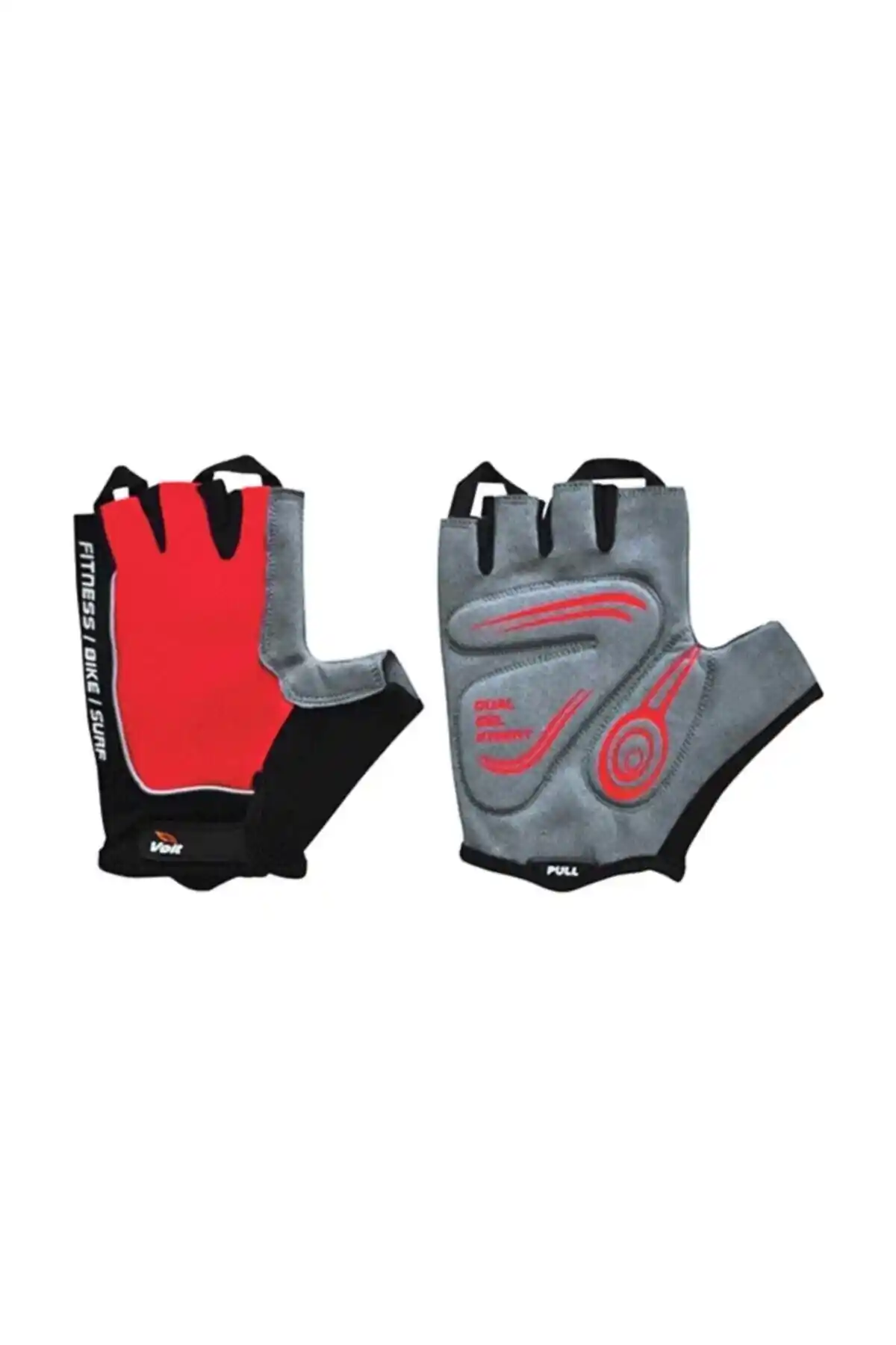 Voit 7070 Fitness ve Bisiklet Eldiveni Kırmızı Renkli, Dayanıklı ve Konforlu Spor Aksesuarı