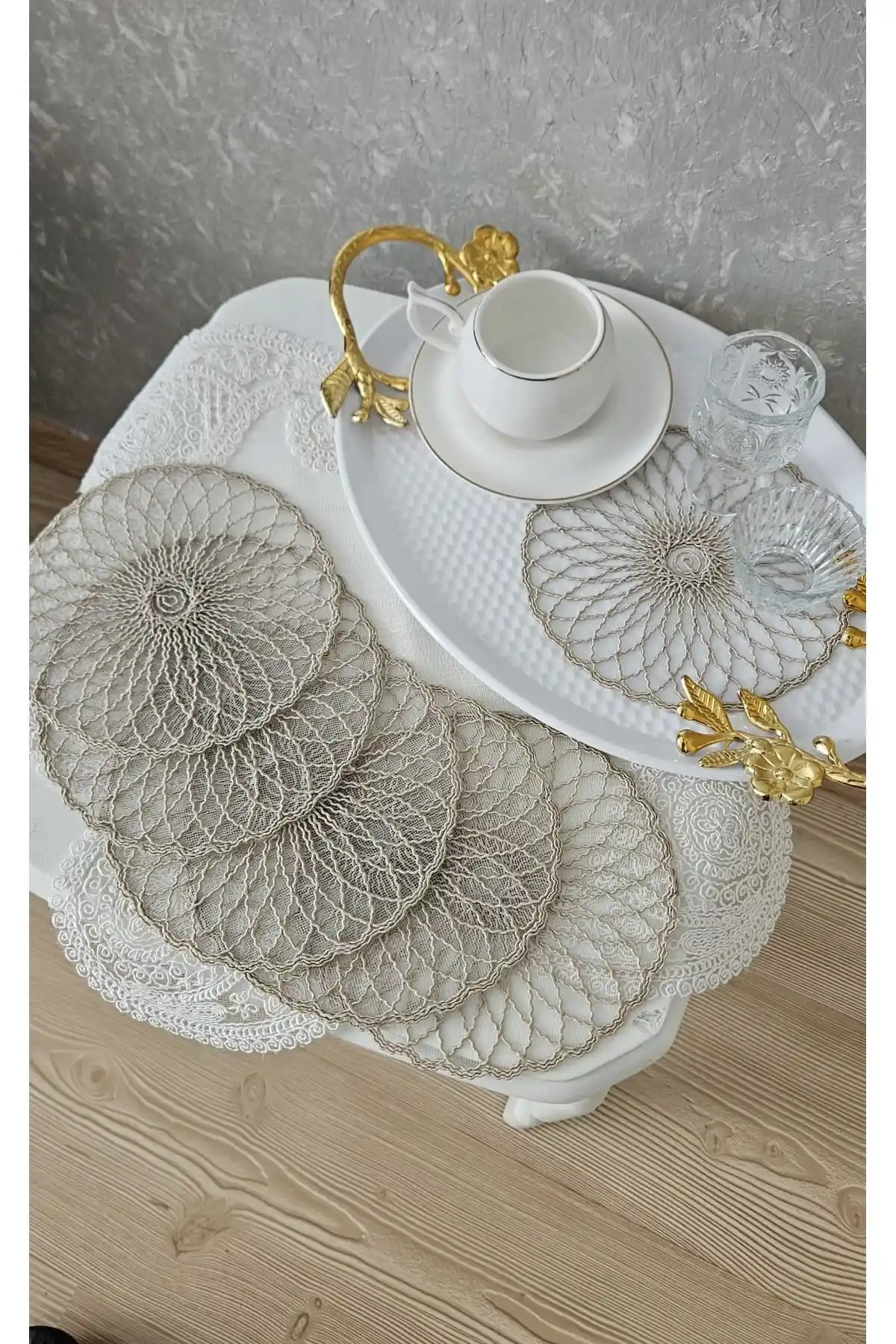 ZESA HOME 6'lı Kahve Yanı Şık Sunum Peçeteleri Estetik ve Fonksiyonellik Bir Arada