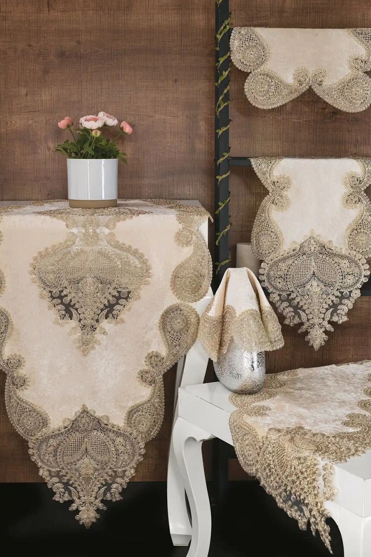 ZeynoÇeyiz Kadife Salon Takımı 5 Parça Modern ve Şık Tasarım