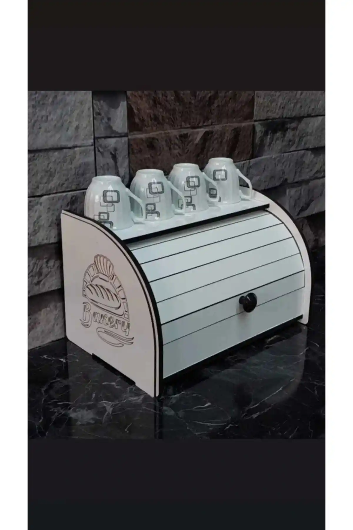 adımshops Bakerybox-ekmeklik-raf: Geniş ve Çok Fonksiyonlu Ekmek Saklama Çözümü