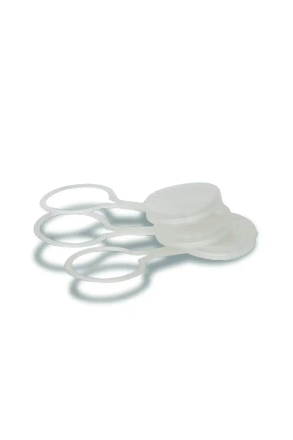 Alev Ticaret 20 Adet Plastik Ayran Şişe Kapağı Dayanıklı ve Şeffaf Tasarım