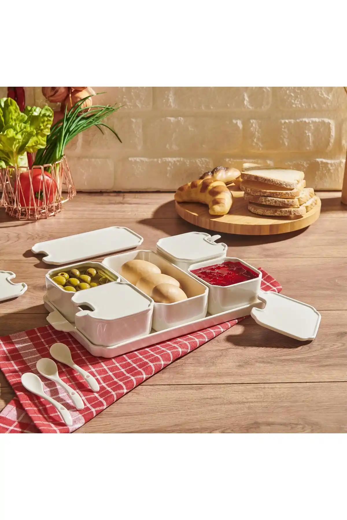 AROW 6 Parça Porselen Kahvaltı Takımı: Şıklık ve Fonksiyonellik Bir Arada