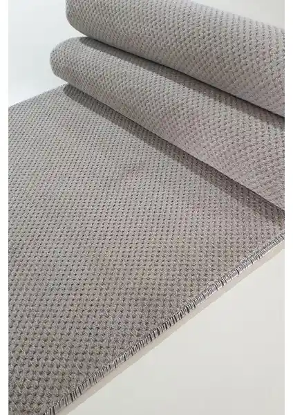 Babil Home Kaymaz Tabanlı Kesme Kabartmalı Vizon Yolluk - İnce ve Dayanıklı