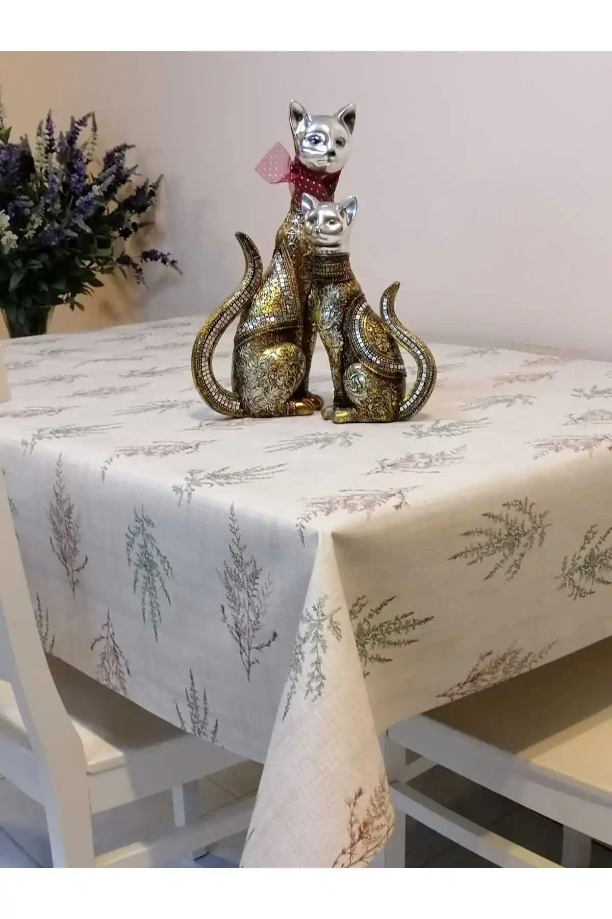 Başak Ev Tekstili Elyaflı PVC Muşamba Silinebilir Desenli Masa Örtüsü Modelleri