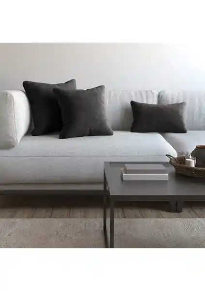 Demor Home Soft Series Duman Grisi Kırlent Kılıfı: Konforlu ve Şık Ev Dekorasyonu İçin