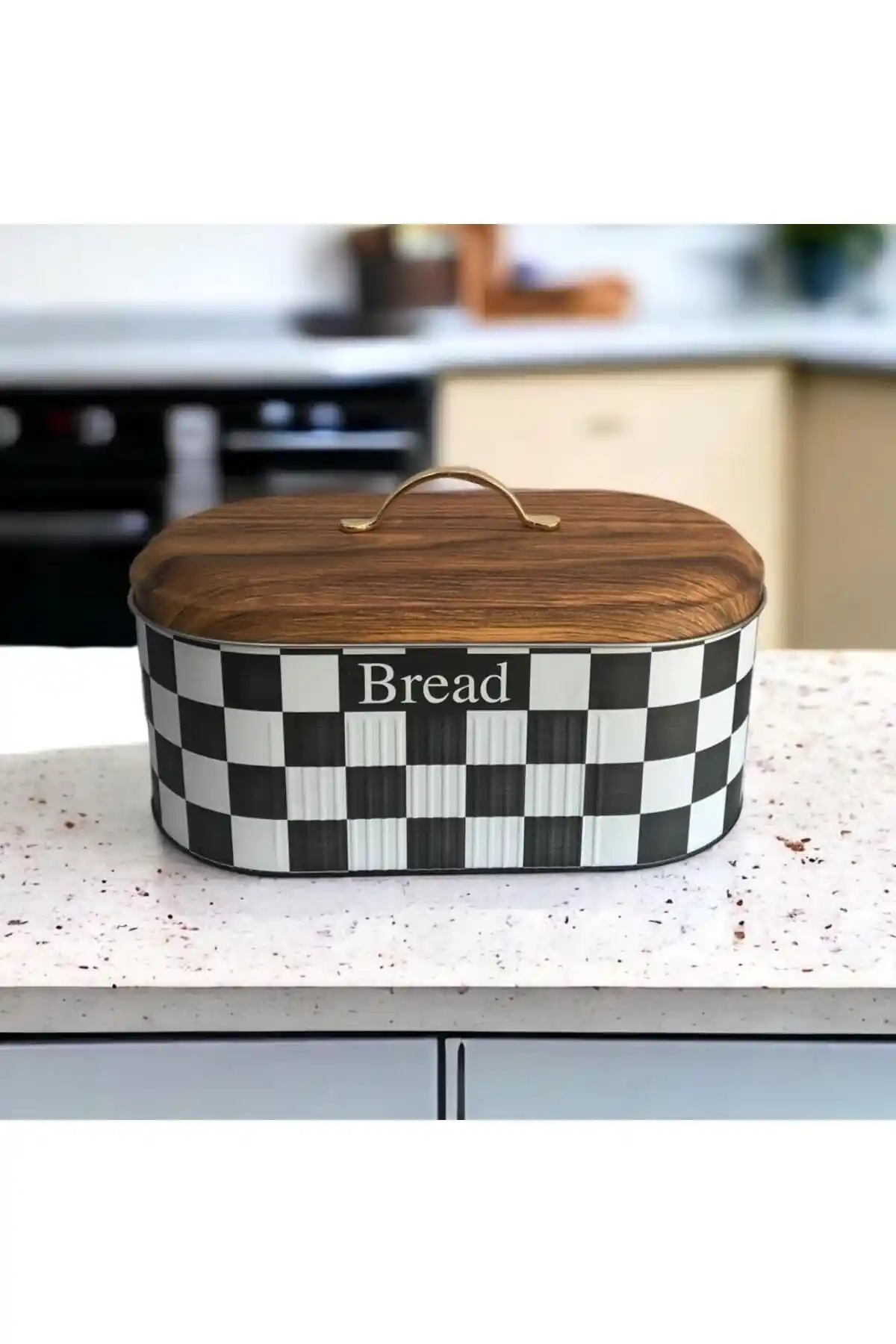 Genel Markalar Ekmeklik Bambu Görünümlü Kapak ile Şık ve Dayanıklı Mutfak Çözümü