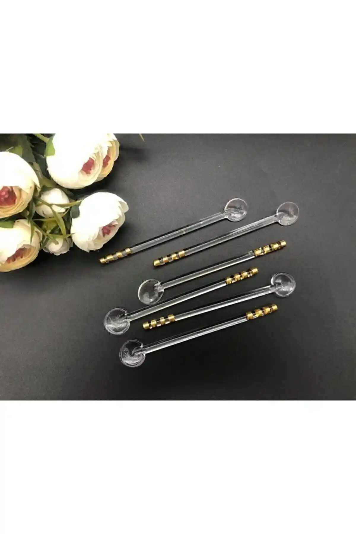 Genel Markalar STD Gold 6'lı Cam Çay Kaşığı Klasik - Şık ve Fonksiyonel Tasarım