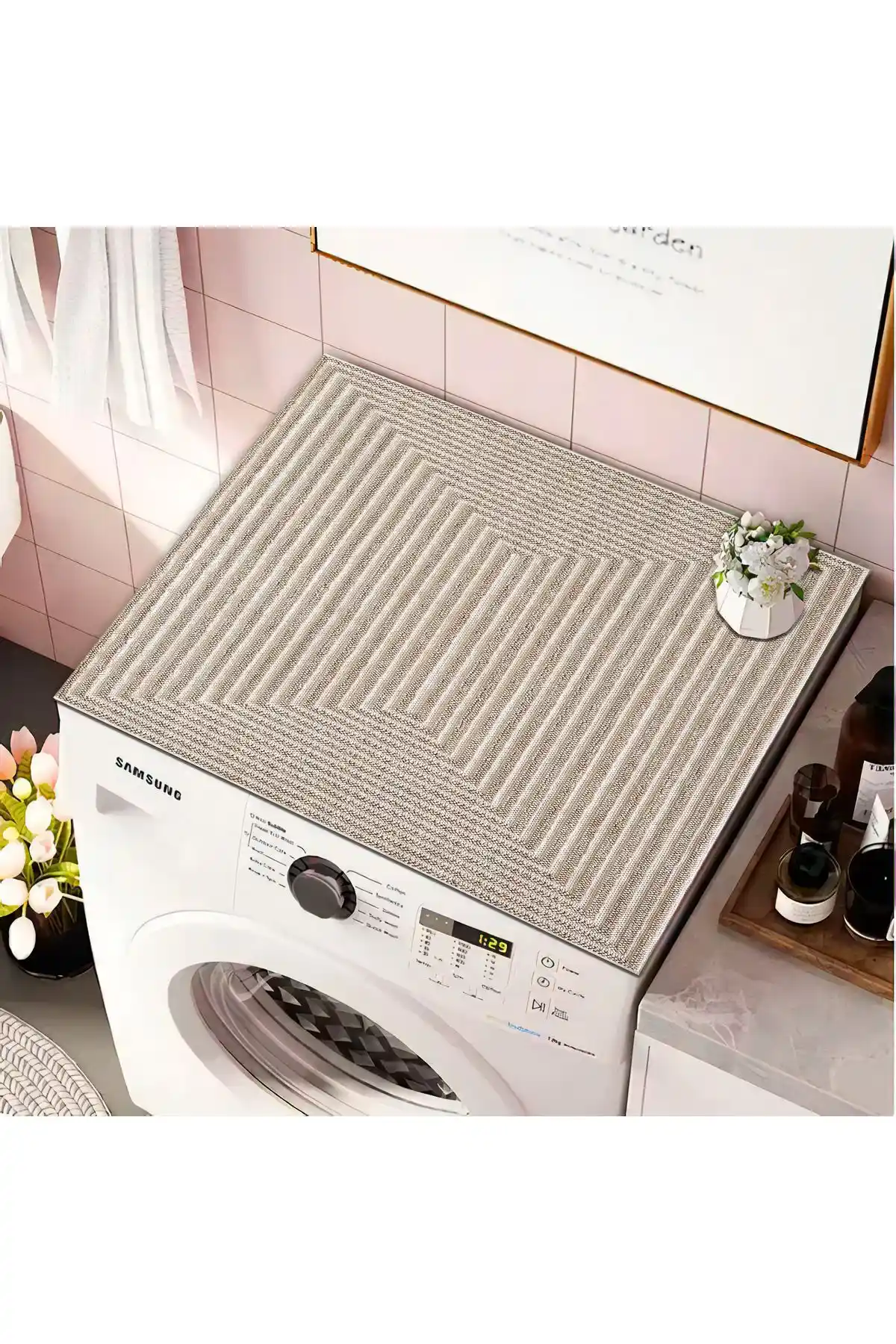 Getcarpet Çamaşır ve Kurutma Makinesi Örtüsü: Dayanıklı, Sıvı Geçirmez ve Estetik Koruma