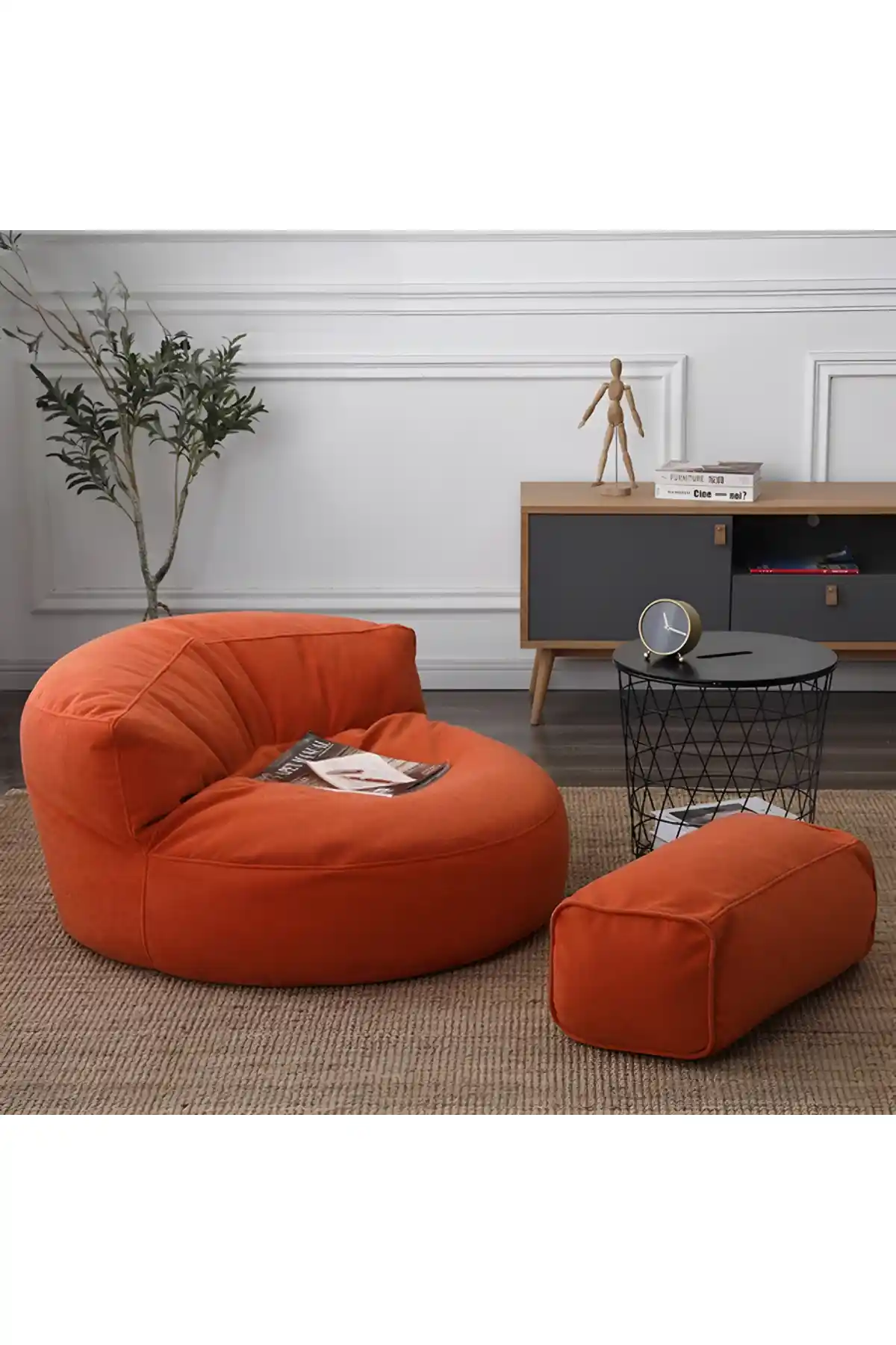 GOOD NİGHT Twist Yeni Nesil İskandinav Stil Kanepe, Puf ve Berjer Takımı