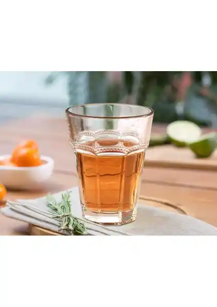 Madame Coco Perline 4'lü Meşrubat Bardağı Seti: Zarif ve Dayanıklı Cam Tasarım