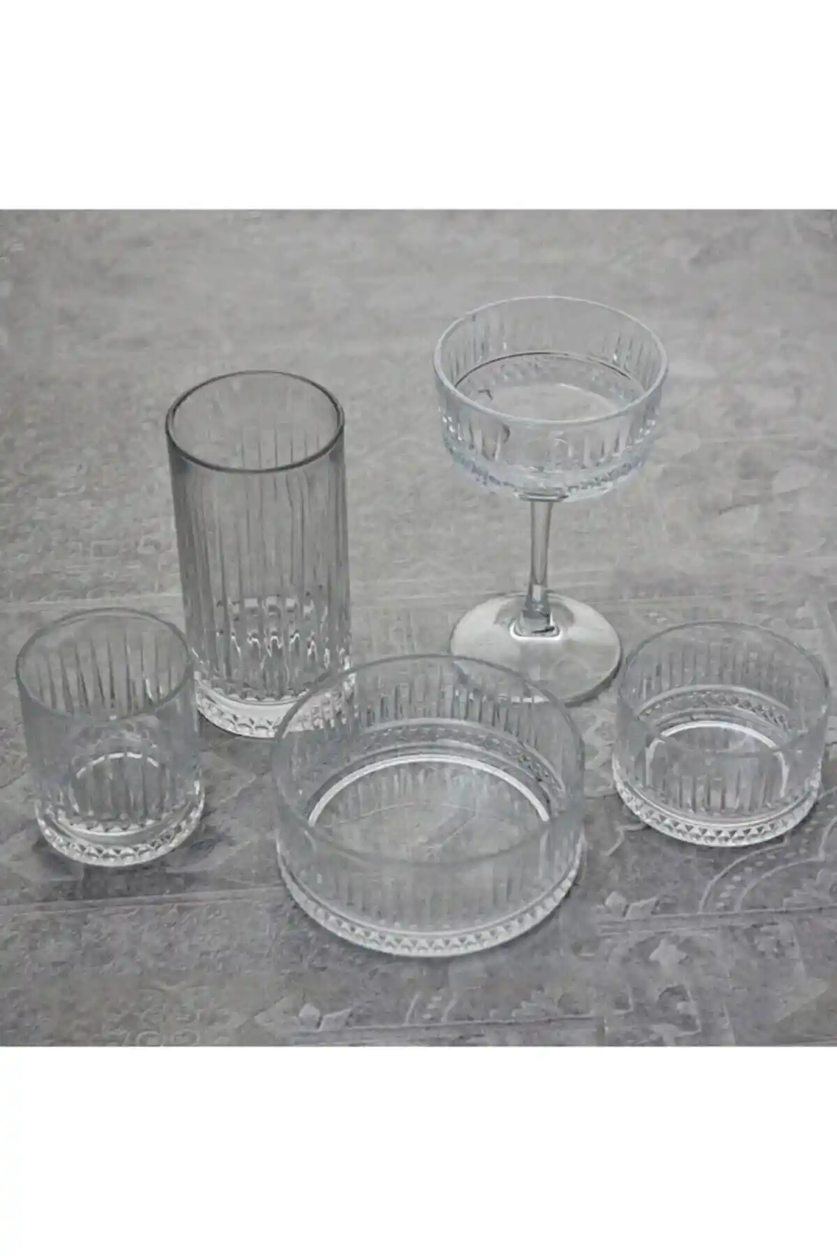 Paşabahçe Elysıa Serisi 60 Parça Dayanıklı ve Şık Su Meşrubat Bardak Seti