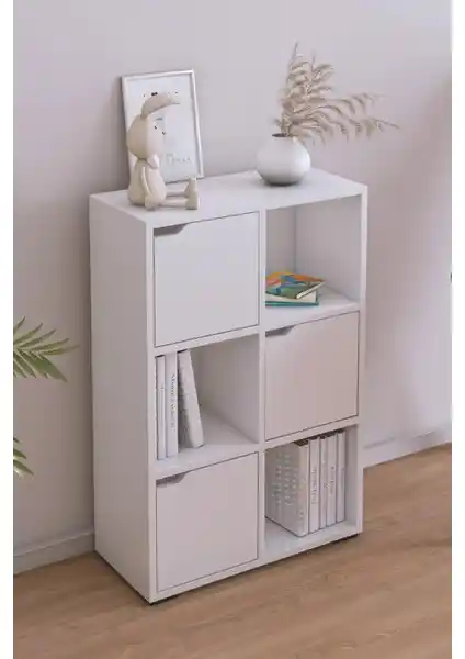 Pratico Vinesa Modern Kapaklı Kitaplık: Şık ve Fonksiyonel Çok Amaçlı Mobilya Seçeneği