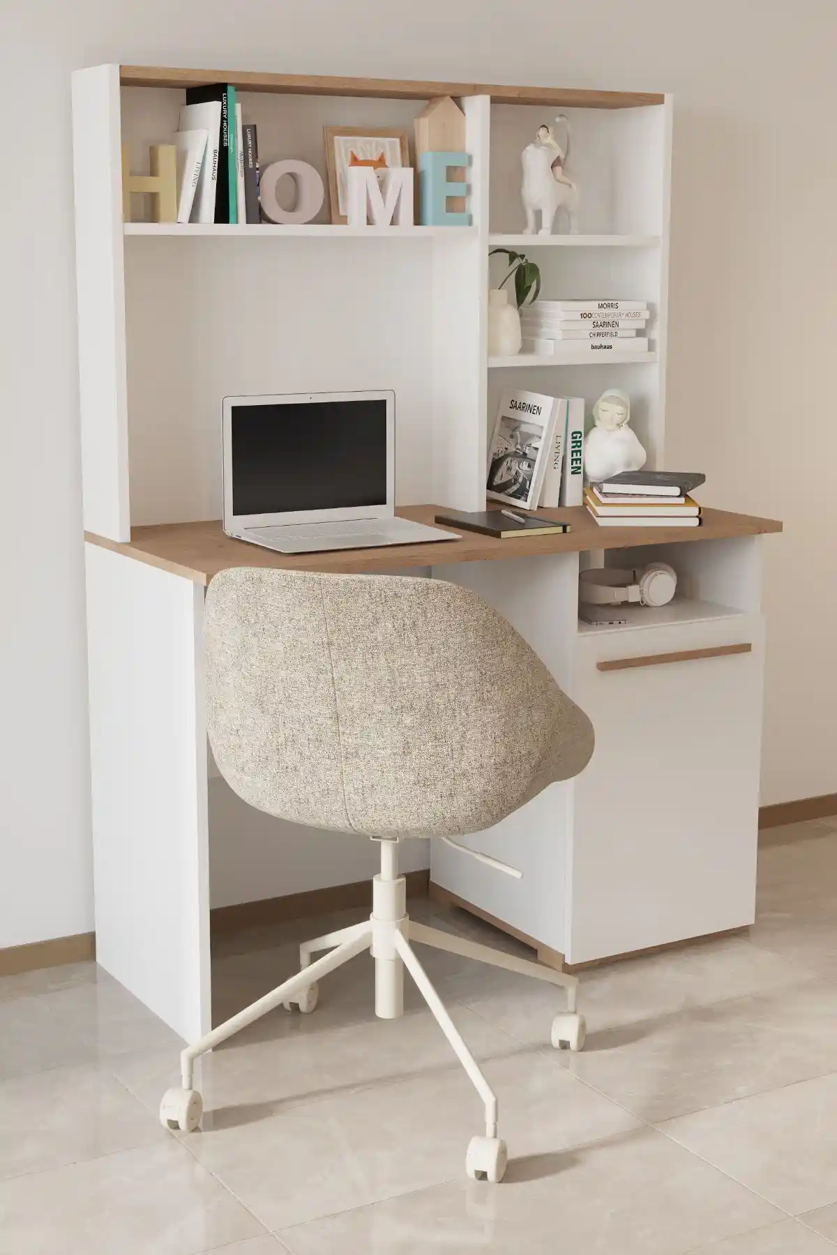 SANDALİE Eva 50x110 cm Çalışma Masası: Modern, Ergonomik ve Dayanıklı Tasarım