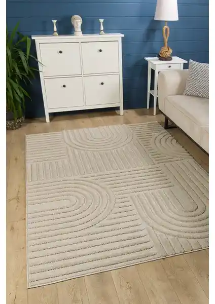 Venucci Quincey Bukleli Yumuşak Peluş Post Shaggy Krem Halı İncelemesi ve Özellikleri