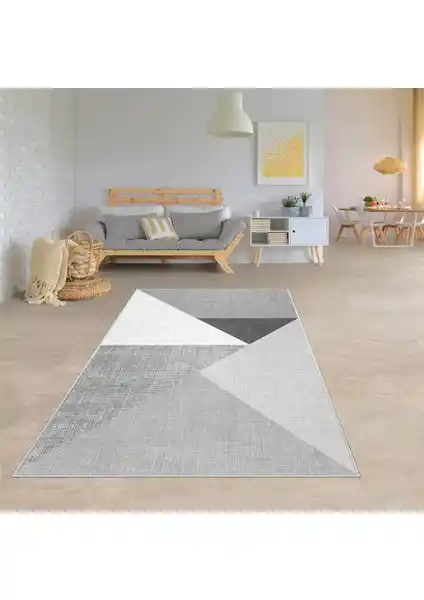 West Home Dijital Baskı ve Gri Çizgili Yıkanabilir Kaymaz Taban Halı Karşılaştırması