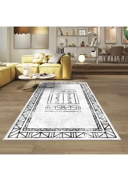 West Home Dijital Baskılı Yıkanabilir Kaymaz Taban Halısı ile Modern ve Konforlu Ev Dekorasyonu