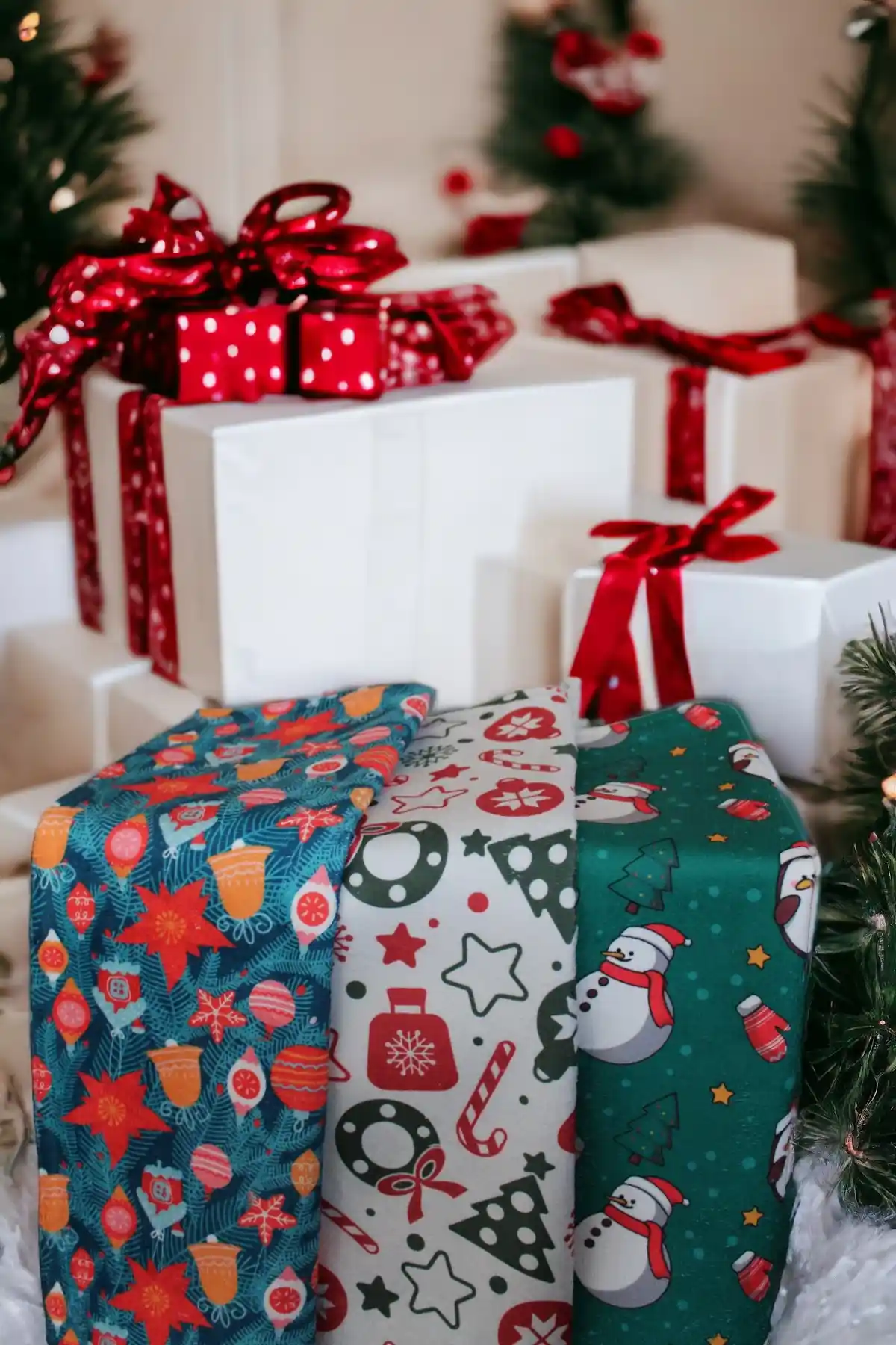 YORKADESIGN Yılbaşı Temalı 3'lü Mutfak ve El Yüz Havlusu Seti - Sağlıklı ve Dayanıklı