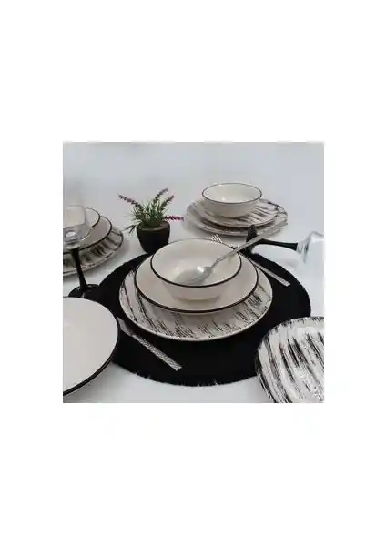 Arna Porselen Anka 18 Parça Yemek Takımı Modern ve Dayanıklı Tasarımıyla Evleriniz İçin Uygun