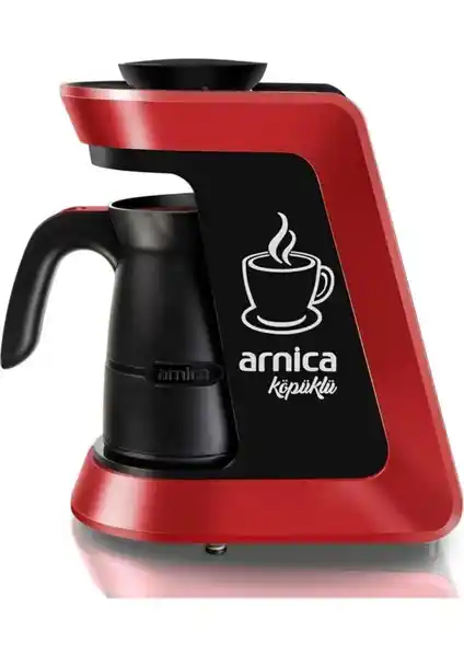 Arnica IH32053 Köpüklü Türk Kahve Makinesi Kırmızı Modern ve Kullanışlı Tasarım