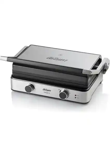Arzum AR2056 Tostçu XL Izgara ve Tost Makinesi: Geniş yüzeyli çok fonksiyonlu mutfak cihazı