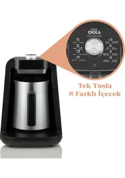 Arzum OK0020 - Okka Rich Spin Pro Türk Kahvesi Makinesi ile Pratik ve Lezzetli Kahve Deneyimi