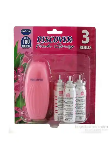 Discover Fresh Sprey Banyo Spreyi: 3 Yedekli, Pratik ve Kalıcı Ferahlık Sağlar