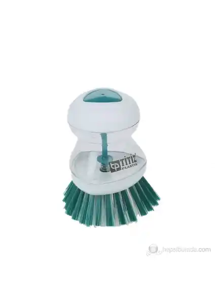 Efemark Deterjan Hazneli Yeşil Bulaşık Fırçası: Pratik ve Ergonomik Mutfak Temizlik Çözümü