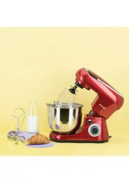 Emsan Bella Gusto Kırmızı Stand Mikser ile Pratik ve Şık Mutfak Deneyimi