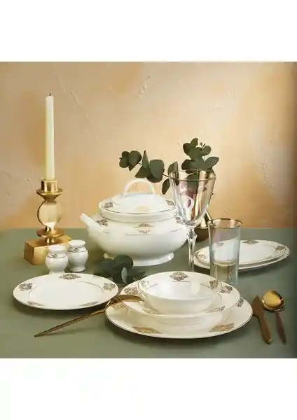 Emsan New Bone Sare 60 Parça 12 Kişilik Yemek Takımı Detaylı İnceleme ve Kullanım Özellikleri