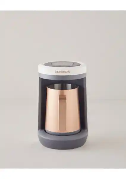 English Home TKM 6001 Çelik Cezve ile Modern ve Pratik Türk Kahvesi Makinesi