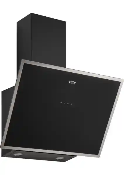 Esty 3473 60 cm Siyah Cam Davlumbaz Modern ve Enerji Verimli Mutfak Çözümü