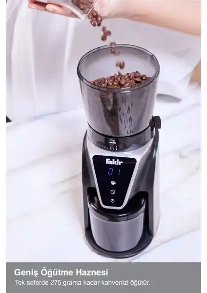 Fakir EKM6121 Türk Kahve Öğütücüsü: Dayanıklı ve İnce Ayar Seçenekleriyle Kaliteli Kahve Deneyimi