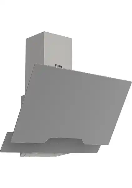 Ferre D065 Gri Çift Camlı Mutfak Aspiratörü 60 cm Güçlü Hava Çekişi ve Estetik Tasarım