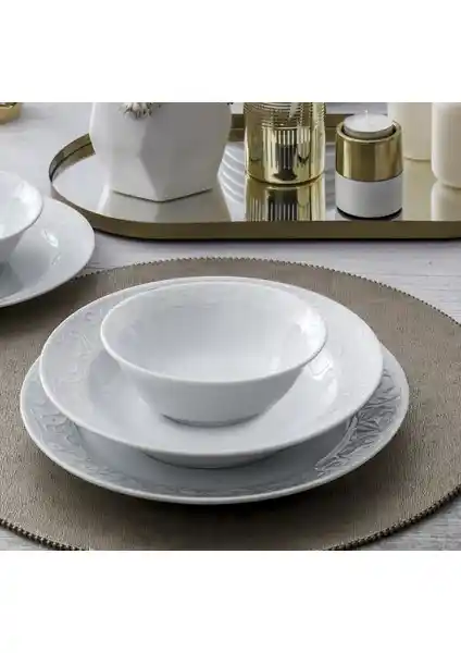 Güral Porselen Bahar Dalı 18 Parça Yemek Seti Modern ve Şık Tasarımıyla Mutfaklara Uyum Sağlar