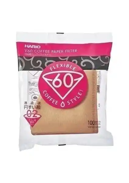 Hario Kağıt Filtre 02 100'lü Naturel: Kahve Demlemede Kalite ve Doğallık