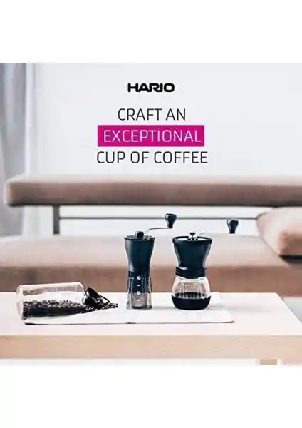 Hario Mini Plus El Kahve Değirmeni: Dayanıklı ve Ayarlanabilir Öğütme Özelliğiyle Kahve Keyfini Artırır