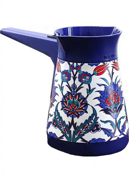 Herevin Lale Motifli Elektrikli Cezve: Modern Tasarım ve Yüksek Performanslı Kahve Makinesi