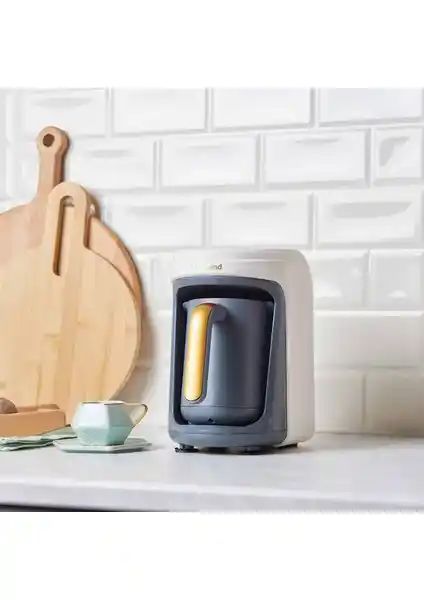 Homend Pottoman 1860H Türk Kahve Makinesi Krem Gold ile Evde Kaliteli Kahve Deneyimi