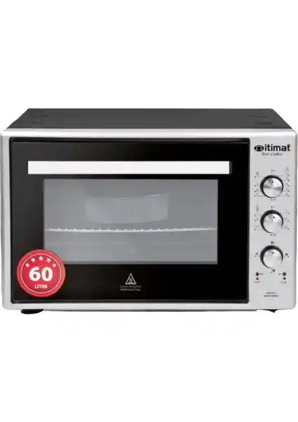 İtimat 8062 Timerli Turbo Fanlı Çift Camlı Inox Fırın: Enerji Verimli ve Kullanıcı Dostu Tasarım